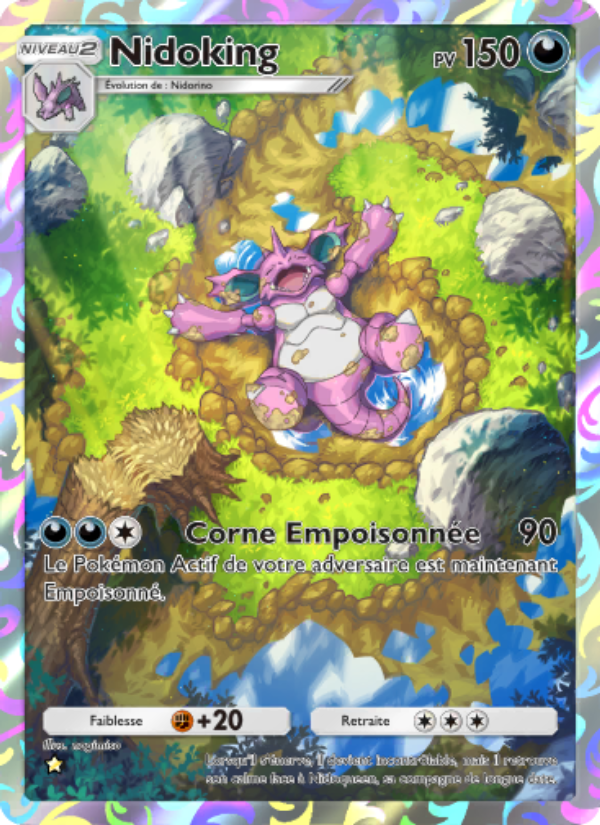 Nidoking 241 — Puissance Génétique (French Pokémon TCG card)