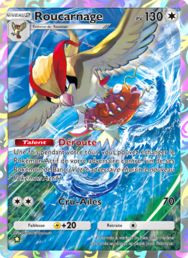 Roucarnage 245 — Puissance Génétique (French Pokémon TCG card)