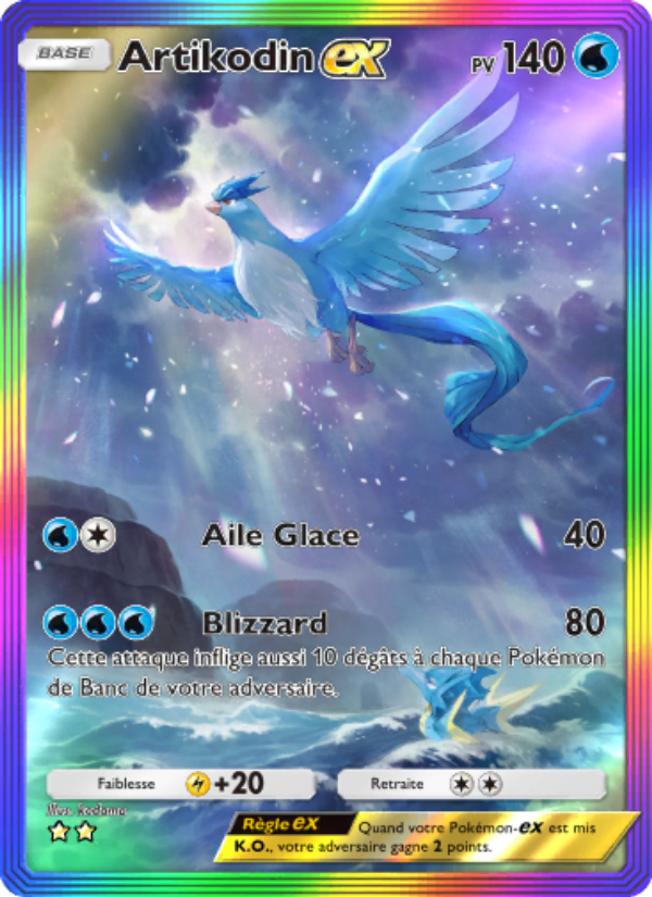 Artikodin-ex 275 — Puissance Génétique (French Pokémon TCG card)