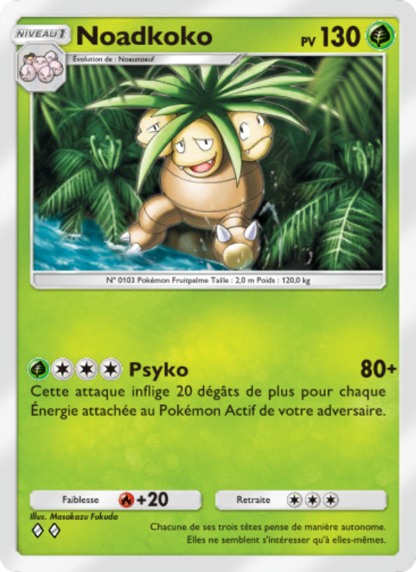 Noadkoko 002 — L’Île Fabuleuse (French Pokémon TCG card)