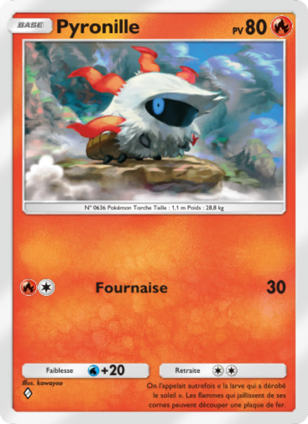 Pyronille 013 — L’Île Fabuleuse (French Pokémon TCG card)