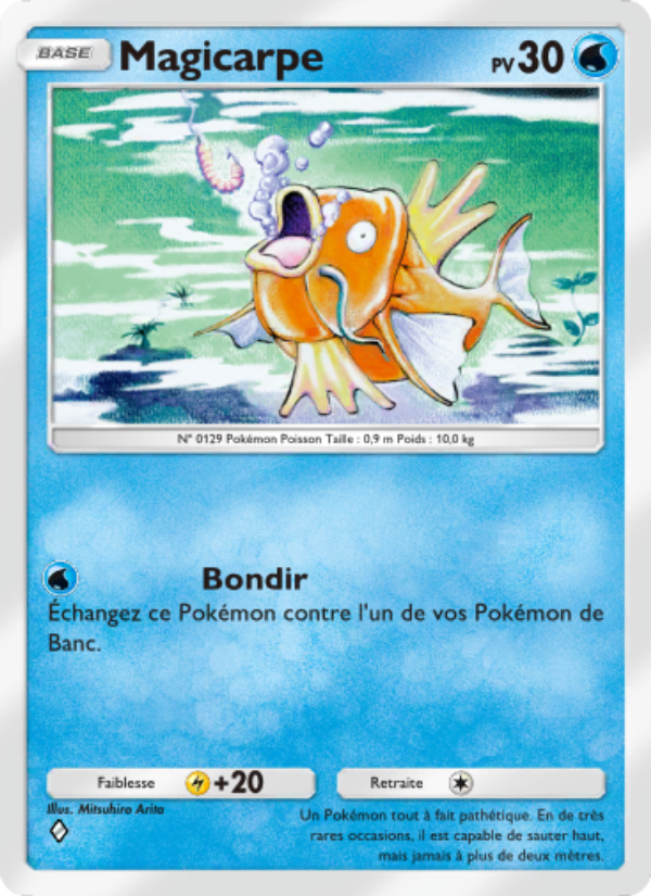 Magicarpe 017 — L’Île Fabuleuse (French Pokémon TCG card)