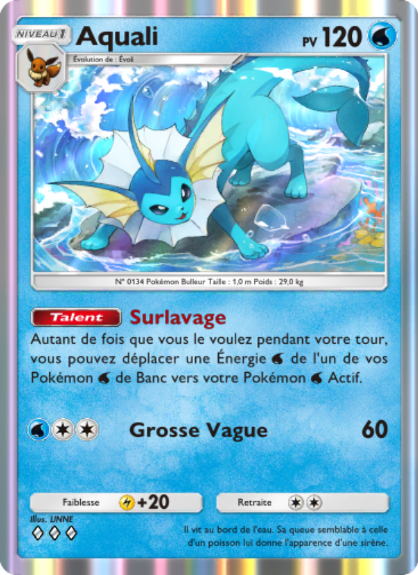 Aquali 019 — L’Île Fabuleuse (French Pokémon TCG card)