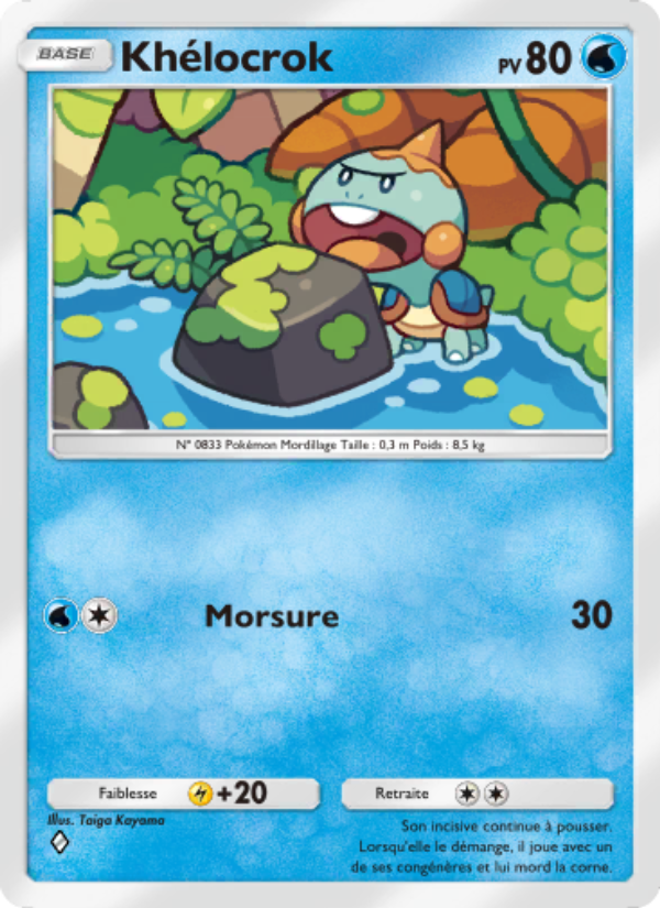 Khélocrok 022 — L’Île Fabuleuse (French Pokémon TCG card)