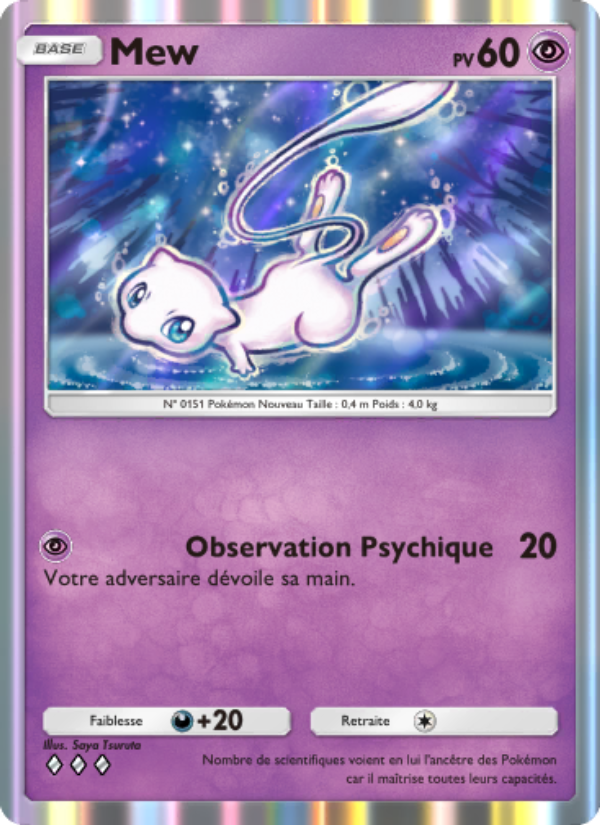 Mew 031 — L’Île Fabuleuse (French Pokémon TCG card)