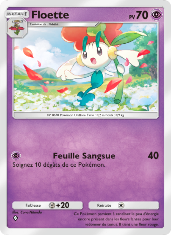 Floette 037 — L’Île Fabuleuse (French Pokémon TCG card)