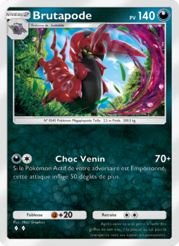 Brutapode 055 — L’Île Fabuleuse (French Pokémon TCG card)