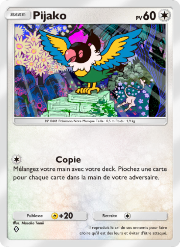 Pijako 062 — L’Île Fabuleuse (French Pokémon TCG card)