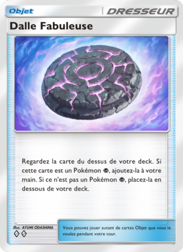 Dalle Fabuleuse 065 — L’Île Fabuleuse (French Pokémon TCG card)