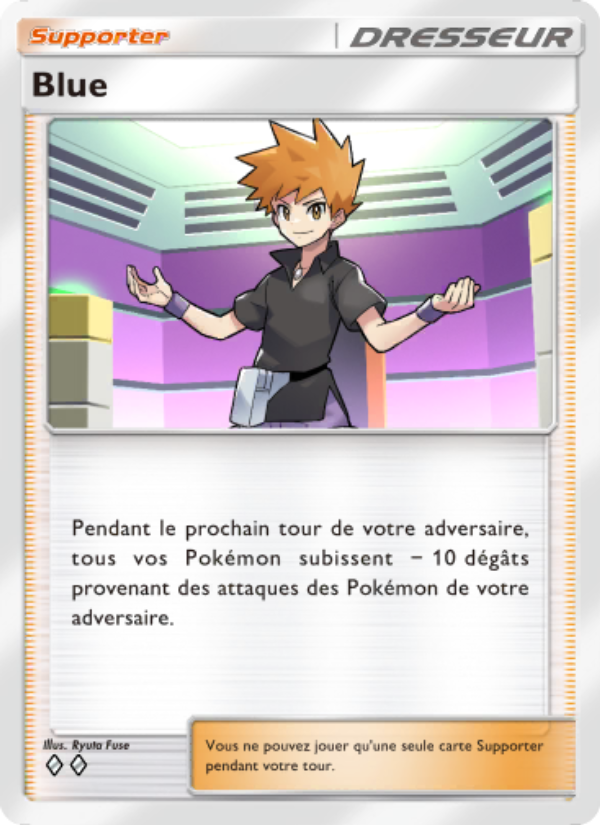 Blue 067 — L’Île Fabuleuse (French Pokémon TCG card)