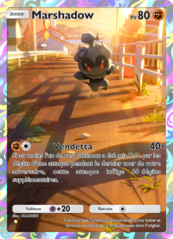 Marshadow 074 — L’Île Fabuleuse (French Pokémon TCG card)