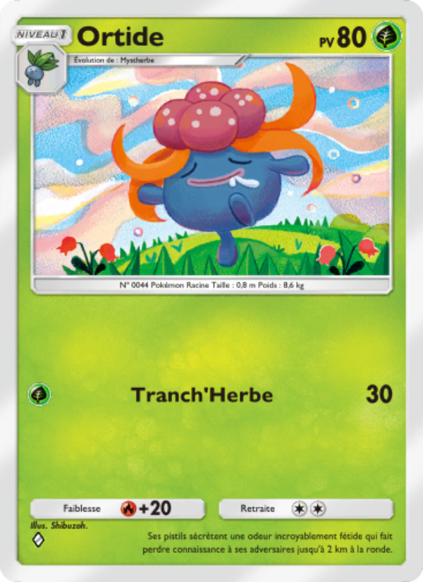 Ortide 002 — Choc Spatio-Temporel (French Pokémon TCG card)