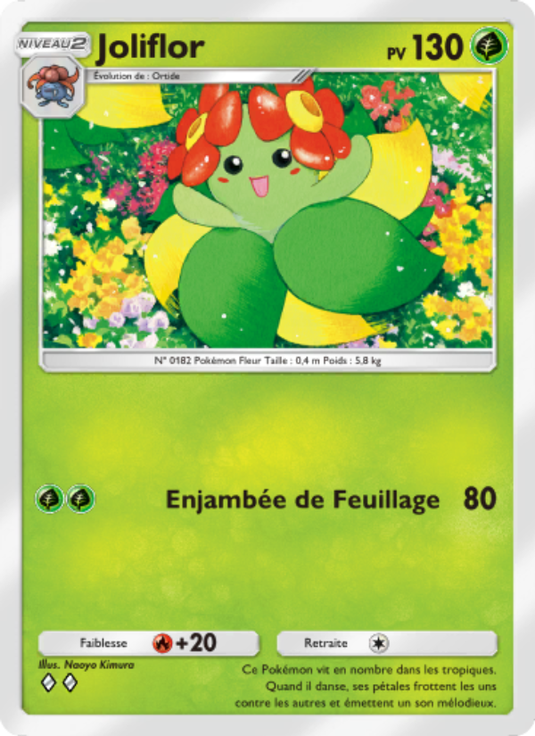 Joliflor 003 — Choc Spatio-Temporel (French Pokémon TCG card)