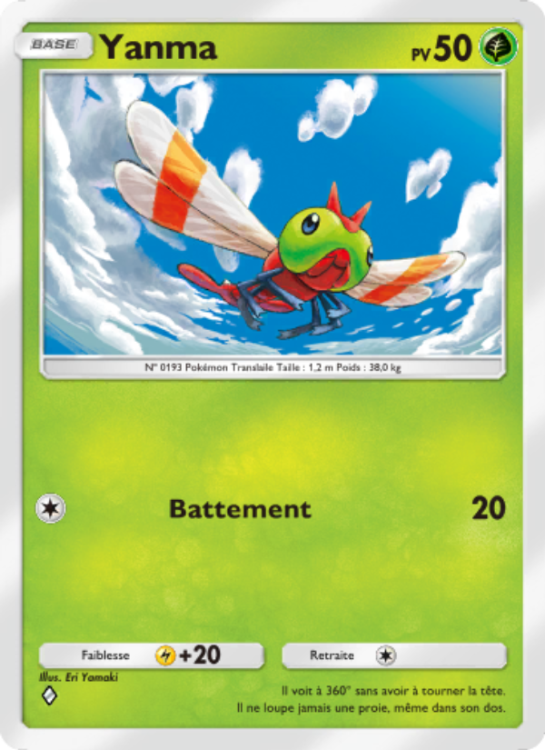 Yanma 006 — Choc Spatio-Temporel (French Pokémon TCG card)