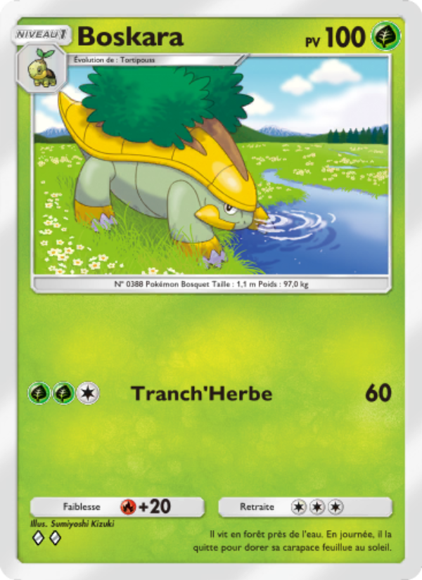 Boskara 011 — Choc Spatio-Temporel (French Pokémon TCG card)