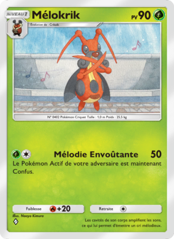 Mélokrik 014 — Choc Spatio-Temporel (French Pokémon TCG card)