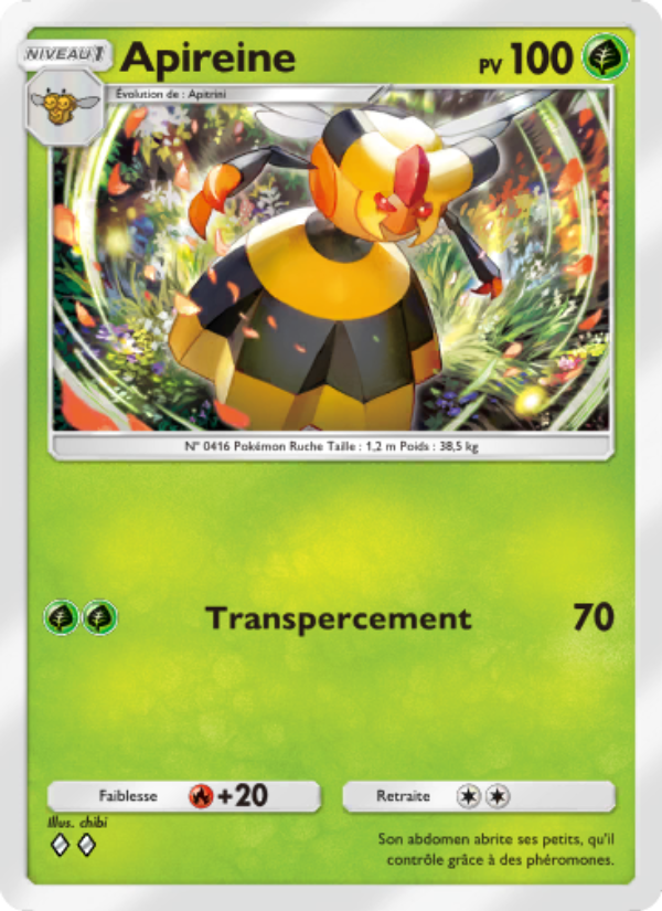 Apireine 018 — Choc Spatio-Temporel (French Pokémon TCG card)