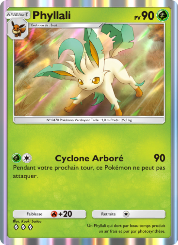 Phyllali 020 — Choc Spatio-Temporel (French Pokémon TCG card)