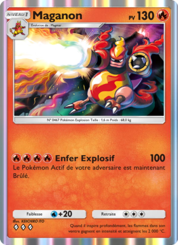 Maganon 024 — Choc Spatio-Temporel (French Pokémon TCG card)