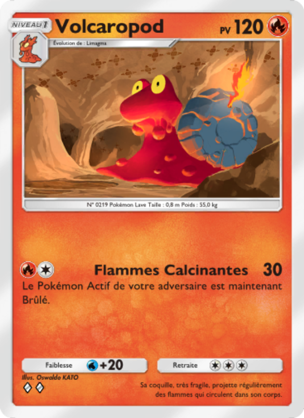 Volcaropod 026 — Choc Spatio-Temporel (French Pokémon TCG card)