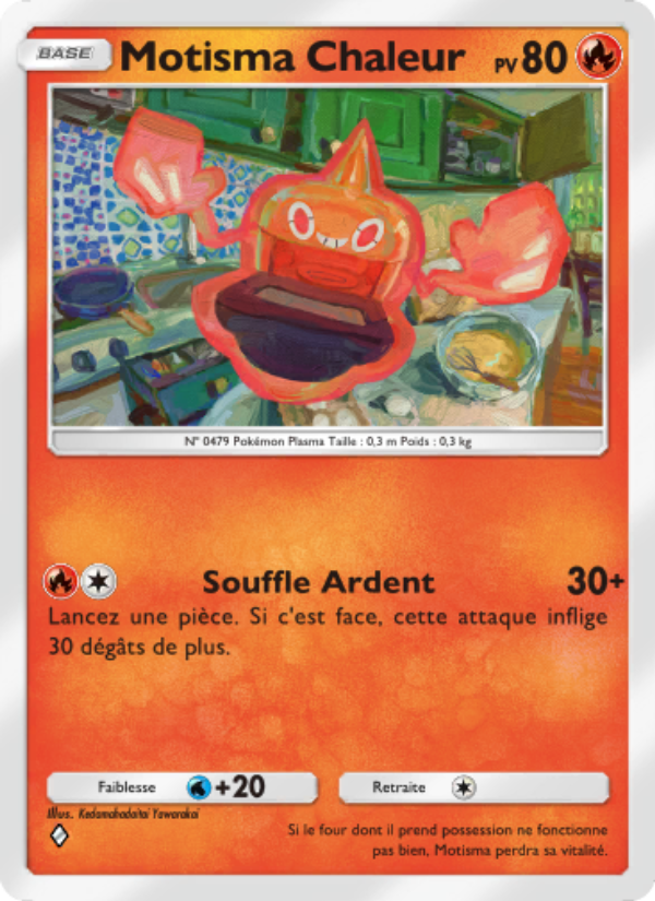 Motisma Chaleur 030 — Choc Spatio-Temporel (French Pokémon TCG card)