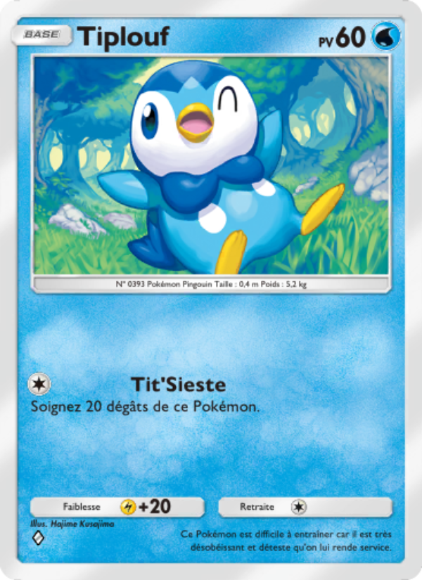 Tiplouf 035 — Choc Spatio-Temporel (French Pokémon TCG card)