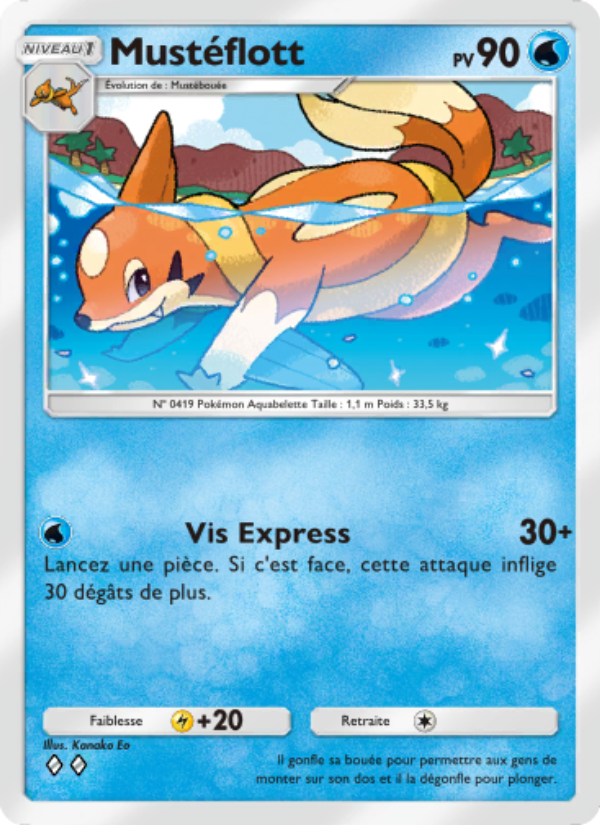 Mustéflott 039 — Choc Spatio-Temporel (French Pokémon TCG card)