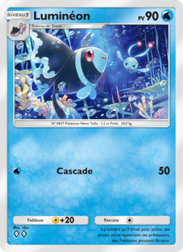 Luminéon 043 — Choc Spatio-Temporel (French Pokémon TCG card)