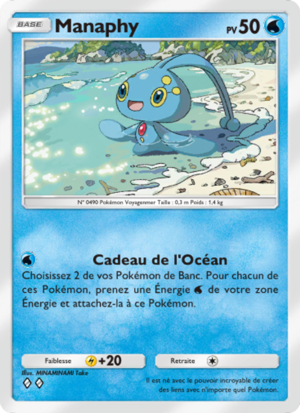 Manaphy 050 — Choc Spatio-Temporel (French Pokémon TCG card)