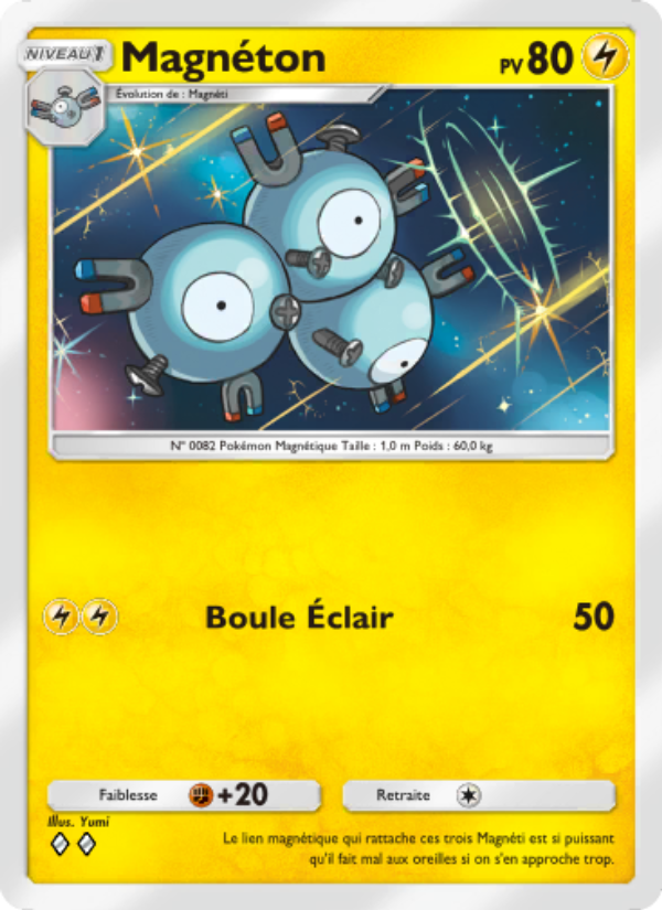 Magnéton 052 — Choc Spatio-Temporel (French Pokémon TCG card)