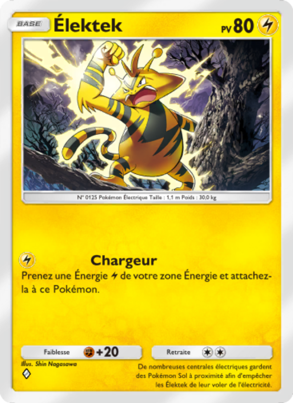 Élektek 056 — Choc Spatio-Temporel (French Pokémon TCG card)