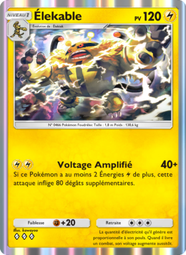 Élekable 057 — Choc Spatio-Temporel (French Pokémon TCG card)