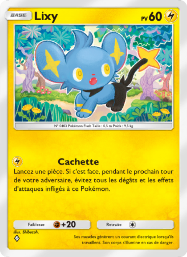 Lixy 058 — Choc Spatio-Temporel (French Pokémon TCG card)