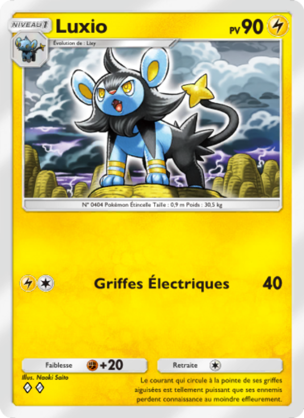 Luxio 059 — Choc Spatio-Temporel (French Pokémon TCG card)