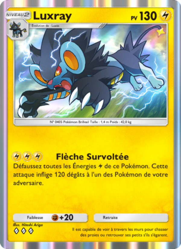 Luxray 060 — Choc Spatio-Temporel (French Pokémon TCG card)