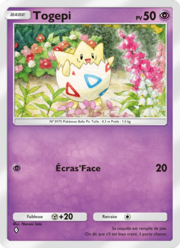 Togepi 063 — Choc Spatio-Temporel (French Pokémon TCG card)