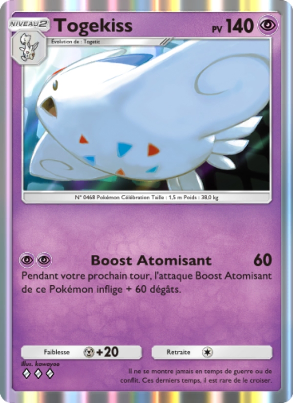 Togekiss 065 — Choc Spatio-Temporel (French Pokémon TCG card)