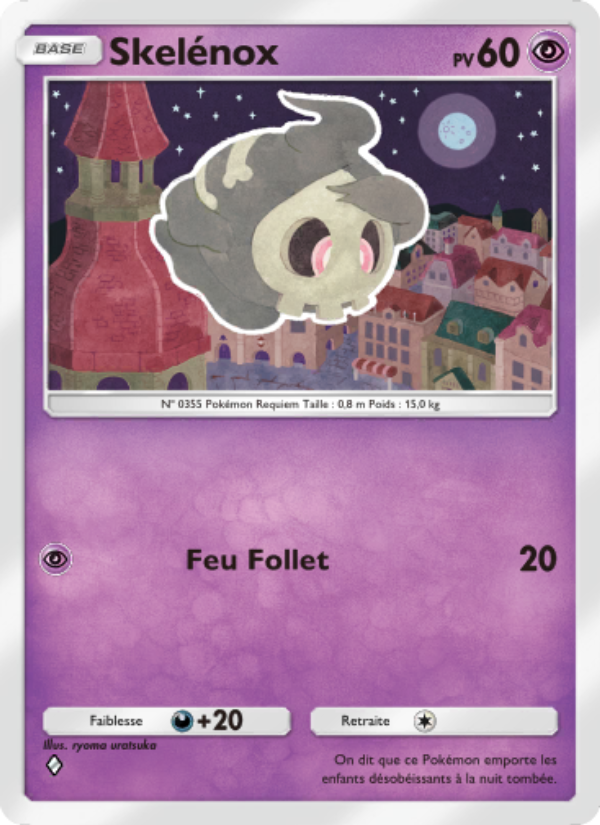Skelénox 070 — Choc Spatio-Temporel (French Pokémon TCG card)