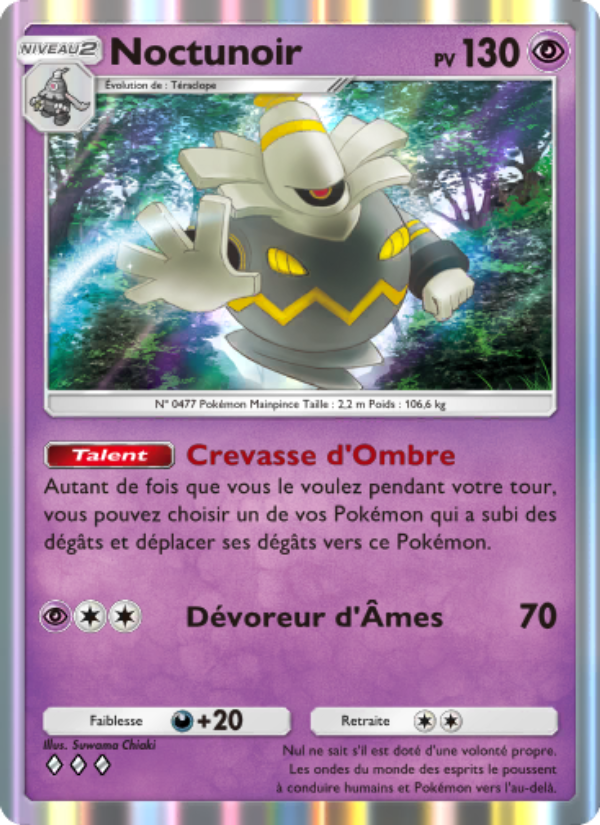 Noctunoir 072 — Choc Spatio-Temporel (French Pokémon TCG card)