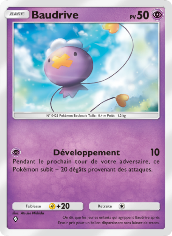 Baudrive 073 — Choc Spatio-Temporel (French Pokémon TCG card)