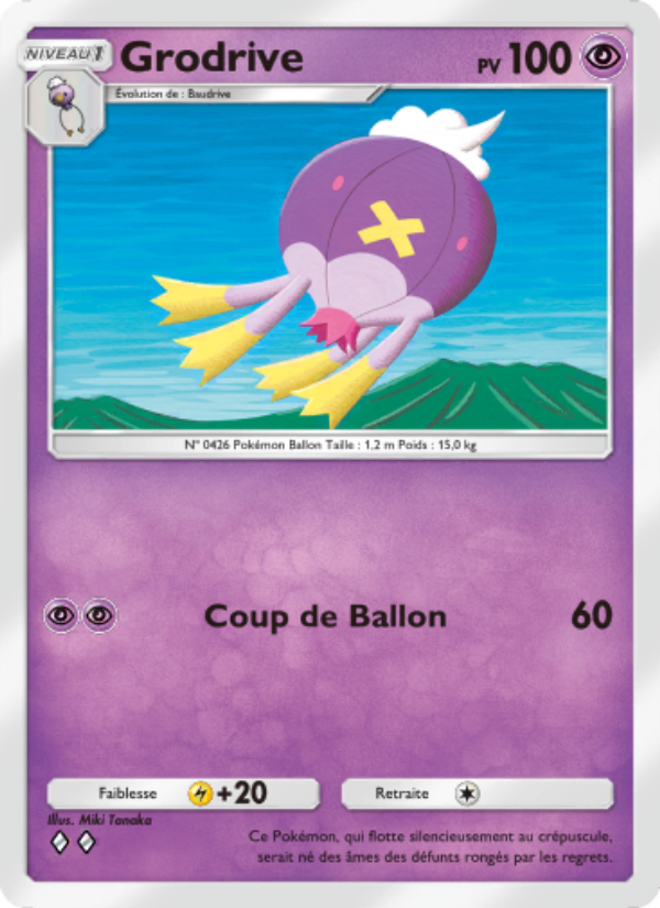Grodrive 074 — Choc Spatio-Temporel (French Pokémon TCG card)