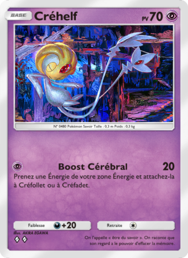 Créhelf 075 — Choc Spatio-Temporel (French Pokémon TCG card)