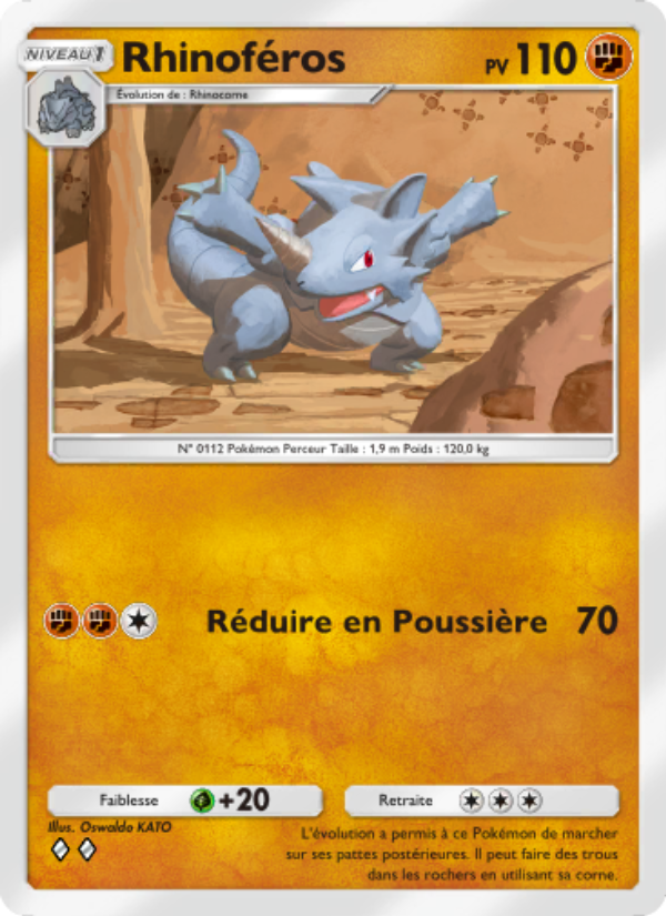 Rhinoféros 081 — Choc Spatio-Temporel (French Pokémon TCG card)