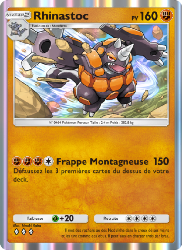 Rhinastoc 082 — Choc Spatio-Temporel (French Pokémon TCG card)