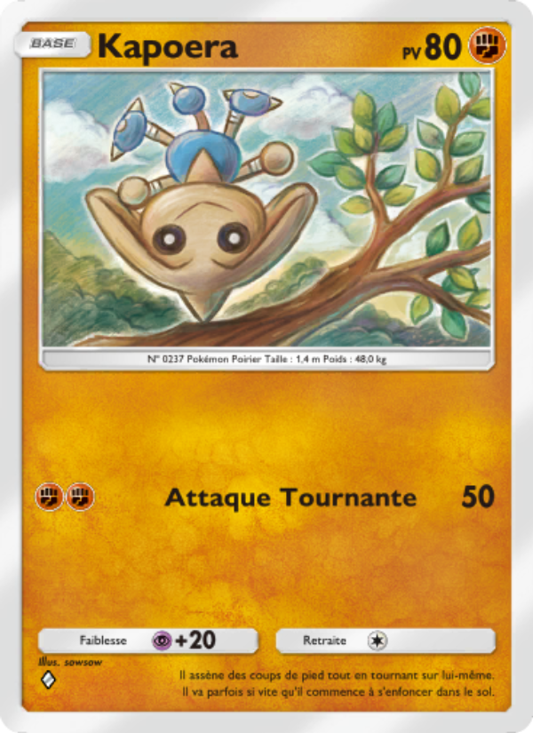 Kapoera 085 — Choc Spatio-Temporel (French Pokémon TCG card)