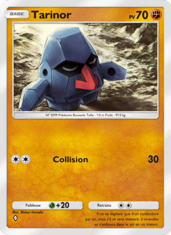 Tarinor 086 — Choc Spatio-Temporel (French Pokémon TCG card)