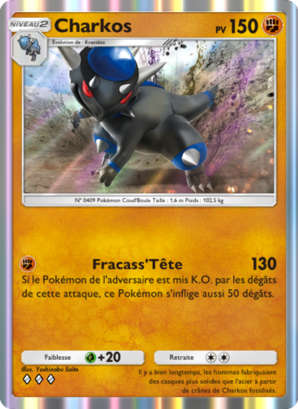 Charkos 089 — Choc Spatio-Temporel (French Pokémon TCG card)