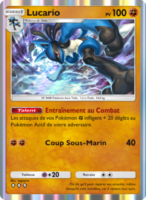 Lucario 092 — Choc Spatio-Temporel (French Pokémon TCG card)