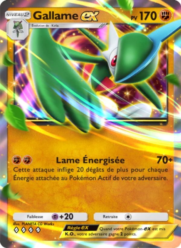 Gallame-ex 095 — Choc Spatio-Temporel (French Pokémon TCG card)