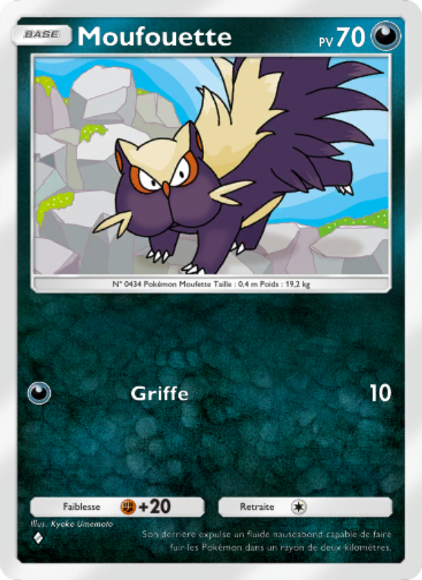 Moufouette 102 — Choc Spatio-Temporel (French Pokémon TCG card)